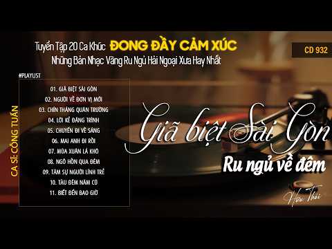 [CD932] Mở Nhẹ Nhàng Lk Nhạc Vàng Hải Ngoại Xưa Bất Hủ Còn Mãi Theo Thời Gian| Hữu Thái Lossless