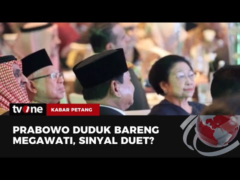 Momen Prabowo Duduk Bareng Dengan Megawati Saat Hadiri Acara Hari ...