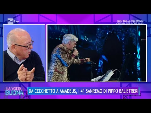 Pippo Balistreri, 41 volte direttore di palco a Sanremo - La Volta Buona 15/02/2024