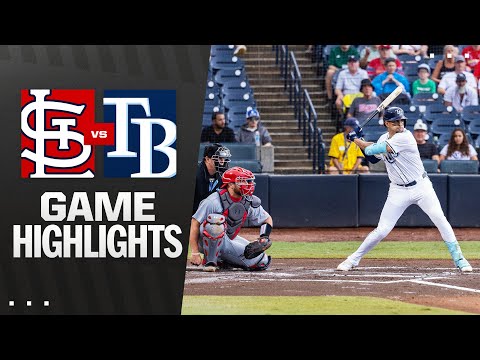 Cardinals vs. Rays Game Highlights (8/24/25) | MLB Highlights