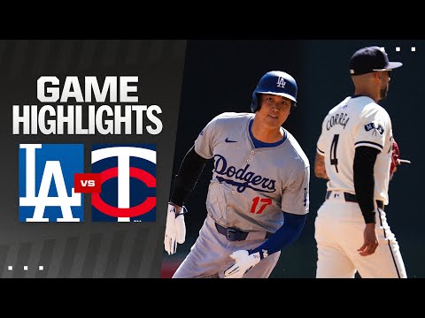 Dodgers vs. Twins Game Highlights (4/10/24) | MLB Highlights