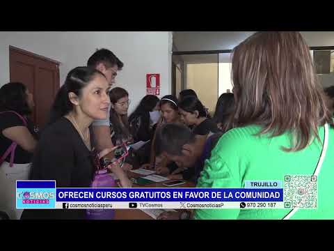 Trujillo: ofrecen cursos gratuitos en favor de la comunidad