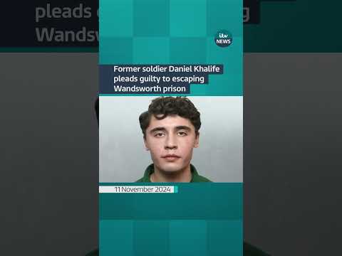 Daniel Khalife has pleaded guilty partway through his trial #itvnews #london
