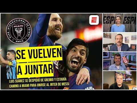 MIAMI SE LO VA A QUEDAR. Luis Suárez VA A BAILAR ÚLTIMO TANGO junto a Messi en el Inter | Exclusivos