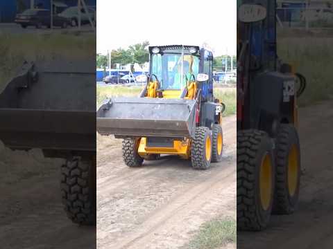 The tractor dug a big hole!