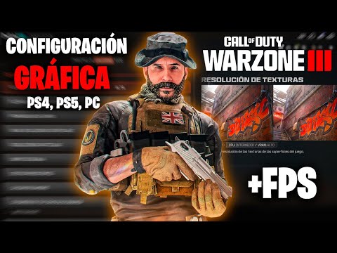 COMO TENER MÁS FPS en WARZONE 3! La MEJOR CONFIGURACIÓN de GRÁFICOS WARZONE 3 en PC, PS4, PS5, XBOX