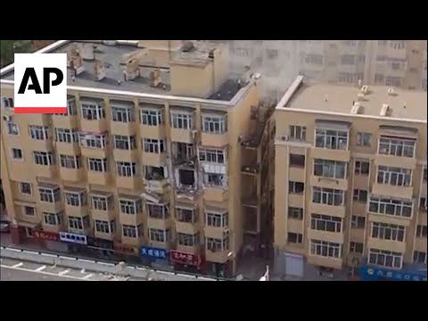 An explosion at an apartment building in Harbin, China, kills at least 1 and injures 3