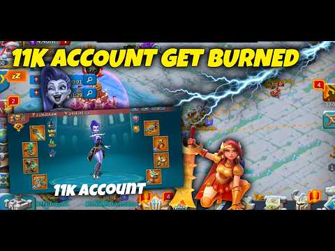 Lords Mobile - 11K Account Get Burned! Zeroing Big Castles