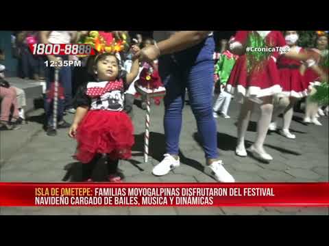 Familias disfrutan del festival navideño en la Isla de Ometepe – Nicaragua