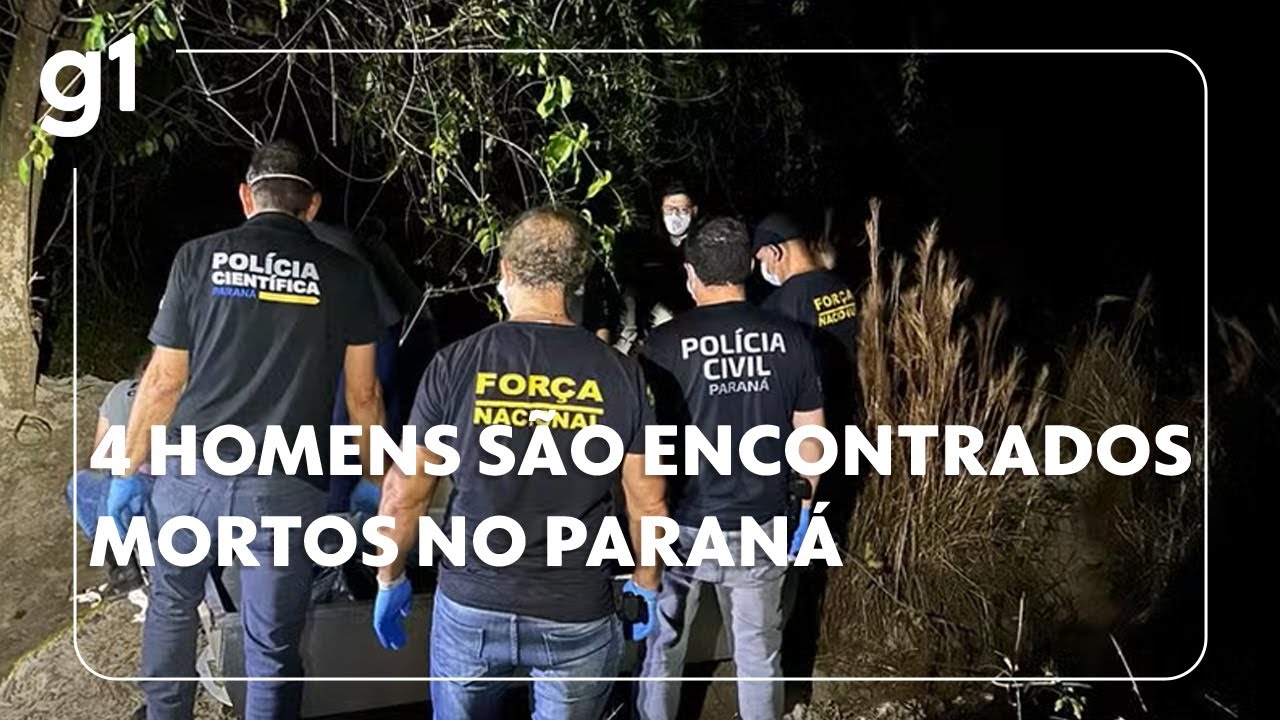 4 homens são encontrados mortos no PR
