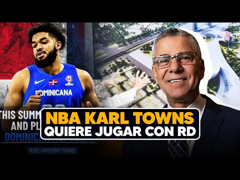 Manuel Jiménez pensando en Estadio - NBA Karl Towns quiere jugar con RD - (Deportivas Mañaneras)