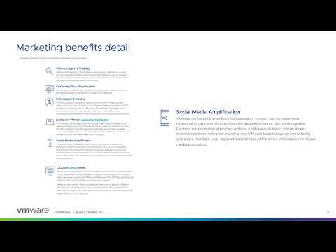 VMware Cloud Verified Welcome Kit and Marketing Benefits