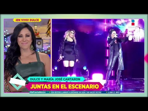 ¡Dulce aclara si se le olvidó la canción de María José en pleno concierto! | De Primera Mano