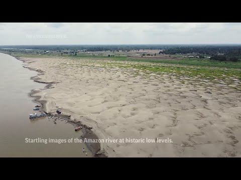 In the Amazon, communities next to the world's most voluminous river are queuing for water