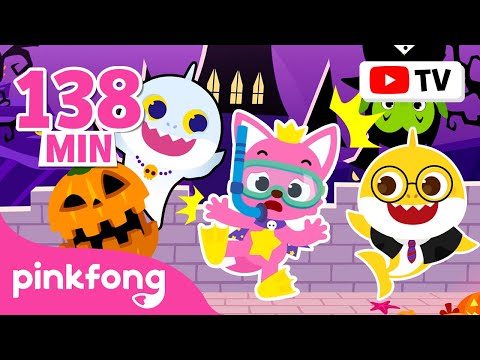 Baby Shark   Pinkfong Kids’ Songs   Stories HideandSeekwithHalloweenMonsters+2HoursPlaywithBabySharkOffi