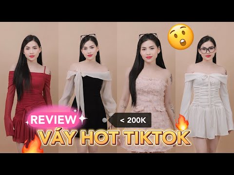 [Review] TOP 13 VÁY BÁN CHẠY HOT TIKTOK DƯỚI 200K | Ồ WAO! Siêu bất ngờ!