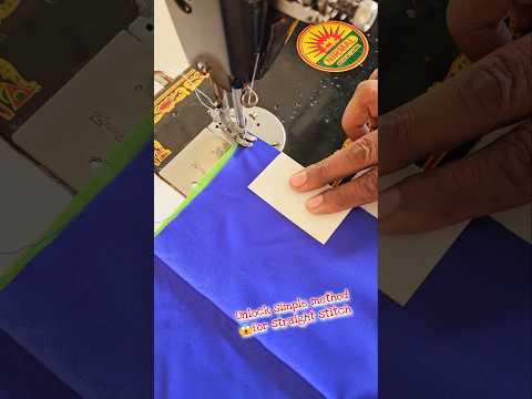 😱Unlock simple method for straight stitch || straight stitching tips #shorts #stitchingtips