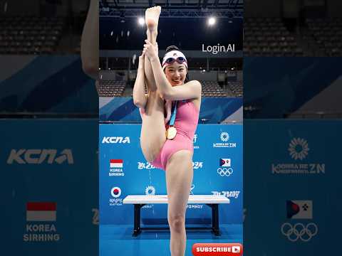 "새로운 역사를 쓰다" 수영 여제의 빛나는 금메달, 영원히 기억될 순간 🏆🌊#short #다이빙 #ailookbook #beautiful