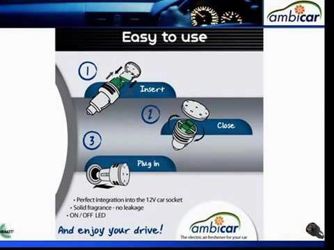Easy to Use | Ambicar electric car air freshener | steps to install