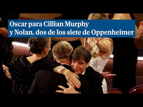 Cillian Murphy y Christopler Nolan se llevan su estatuilla por Oppenheimer, el film arrasa con siete