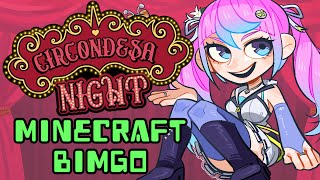【 #Vtuber JP/EN/ES】国際マイクラビンゴ！ CirCondesa Night! MINCRAFT BINGO【同志かりん /
