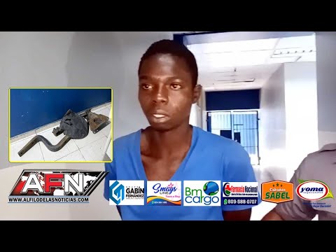 Apresan a haitiano acusado del robo de una pieza en SFM; propietario se querella formalmente