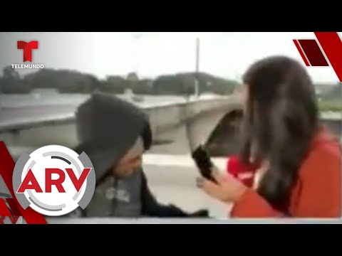 Reportera de CNN sufre asalto con cuchillo en vivo | Al Rojo Vivo | Telemundo