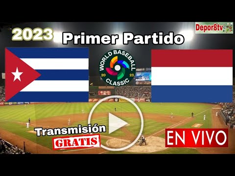 En vivo: Cuba vs. Países Bajos, donde ver, Cuba vs. Holanda en vivo, béisbol juego 1