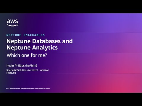 Neptune Database and Neptune Analytics: Which one is for me? | Amazon Web Services