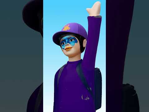 対決するガイコツ踏切と踏切ドール　#Shorts