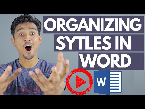 Organizing Styles In WORD 🔥🔥