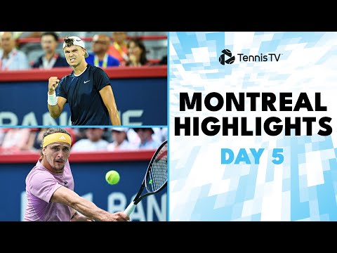 Sinner In Action; Zverev Faces Rune | Montreal 2024 Day 5 Highlights