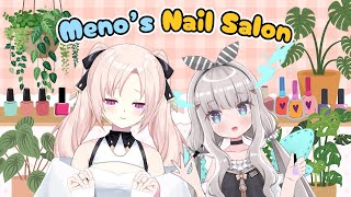 【Off Collab】Meno's Nail Salon at Iku's spaceship!【Ibuki Meno】