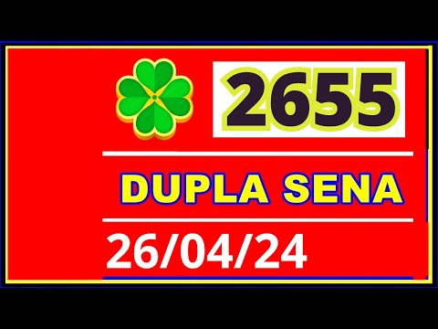 Dupla Sena de 2655 - Resultado da dopla sena concurso 2655