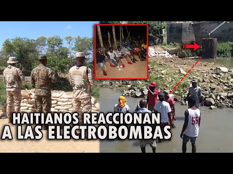 MIRA LA REACCION DE LOS HAITIANOS TRAS ABINADER COLOCAR ELECTROBOMBAS EN LA VIGÍA!!!