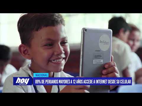 89% de peruanos mayores a 12 años accede a internet desde su celular