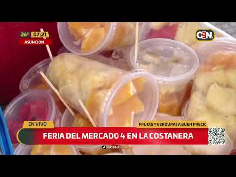 Costanera de Asunción: Feria de productos  del Mercado 4