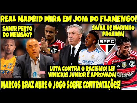 REAL MADRID MIRA EM JOIA DO MENGÃO | MAIS CONTRATAÇÕES? BRAZ ABRE O JOGO | SAÍDA PRÓXIMA!