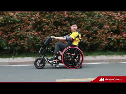 electric wheelchair handcycle install video