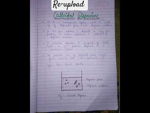 Colloidal dispersion|Classification of dispersed system|Shape, size of colloidal particles#notes