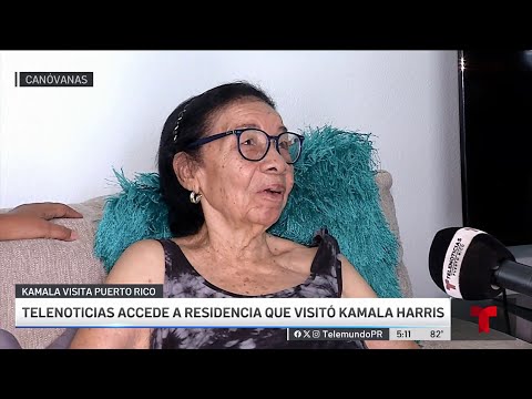 Familia visitada por Kamala Harris cuenta su experiencia