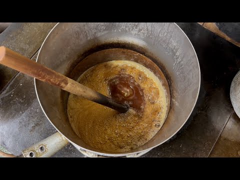 【製造風景】ひやしあめの素の作り方 2025 夏 / How to make candy / Japan / Kyoto / making / 生姜水飴 / ひやしあめレシピ