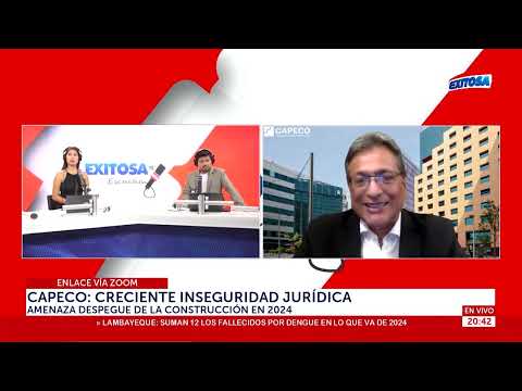 CAPECO: creciente inseguridad jurídica amenaza crecimiento del sector
construcción en 2024