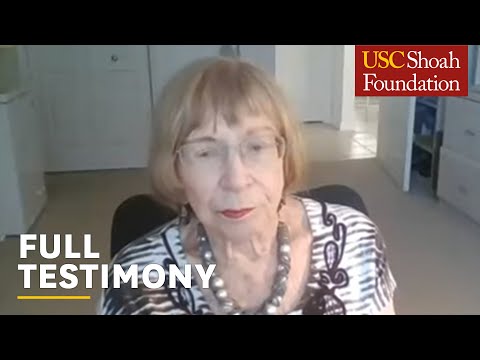 Jewish Holocaust Survivor Sonia Fuentes | Last Chance Testimony Initiative | USC Shoah Foundation