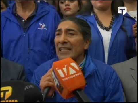 Alcalde, Cristian Zamora, oficializó apoyo a candidatura presidecial de Yaku Pérez