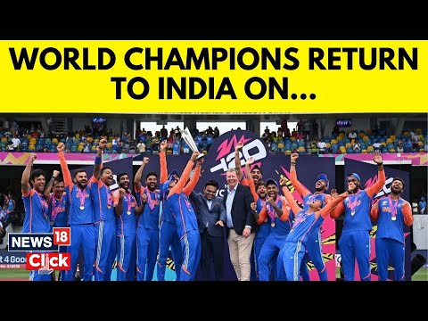 T20 World Champions To Return Home; Indian Team To Land In New Delhi On 3rd July | N18G | News18