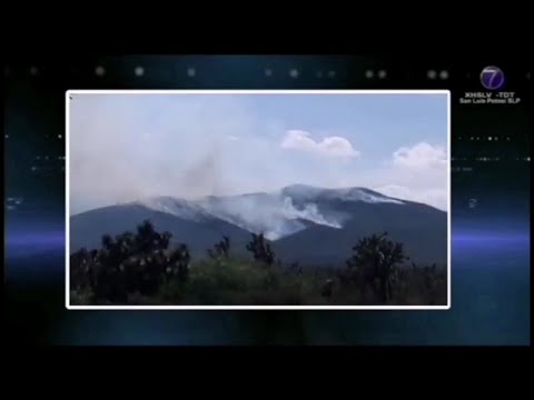 Incendio forestal amenaza la Sierra de El Sabino en Zacatecas y San Luis Potosí