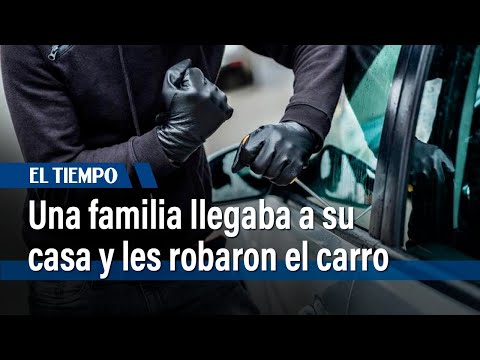 Tres ladrones robaron el vehículo a una familia cuando llegaban a su casa en Ciudad Montes| ElTiempo