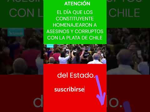 EL DÍA QUE HUMILLARON A #CHILE, ENTRANDO CORRUPTOS Y ASESINOS AL EXCONGRESO NACIONAL