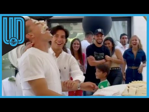 ¡El divertido pastelazo a Andrés Guardado! Diego Lainez el culpable